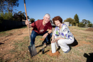 Planting seeds of memory for mum