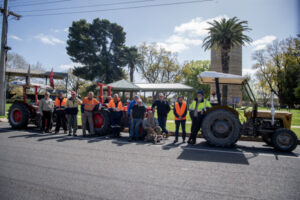 Ferguson fanatics on tractor tour