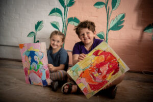 Painting portraits a pet project