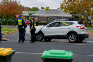 No injuries in frightening crash