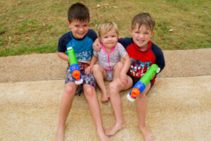 Play day washes the heat away