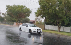Rain relief for parched city