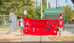 Dareton march says ‘no’ to domestic thuggery