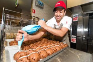 Hot cross buns already on the shelves in Mildura, but sales are hot
