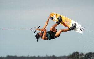 Champion wakeboarder leaves injury in her wake