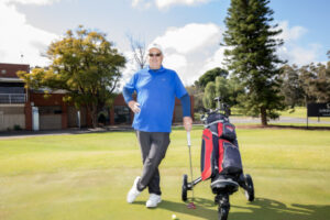 Sam ready to tee off for Big V