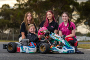 Power of pink for karting guns