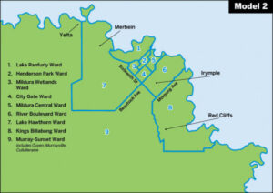 Lines drawn in council ward shift