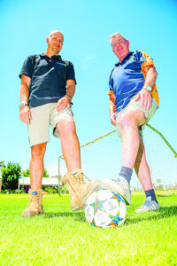 Putting right boot forward