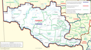 Farrer keeps shape in boundary redraw