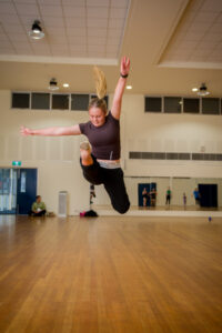 Elite dancers give locals a lift