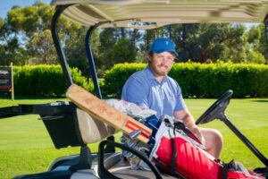 Different strokes for US golf pro