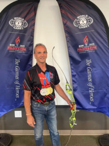 Firefighter Tony on target at world stage