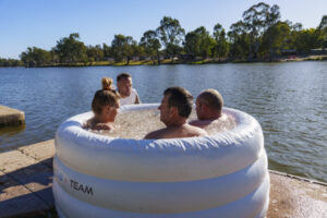 Warm welcome for ice plungers