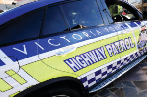 Driver lines up police in Robinvale caravan park chase