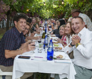 Unique celebration under the vines