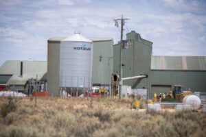 Machinery fire at factory