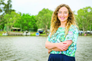 Goldwater relishing her lifestyle by the river