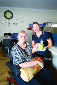 Happiness found at cafe