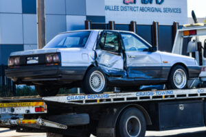 Close call in city road smash