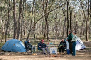 School holiday campfire warning