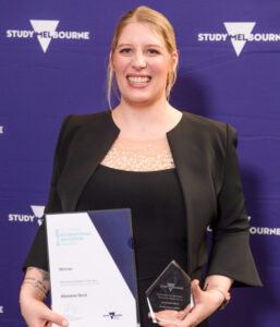 Award honour for dedicated Alexiane