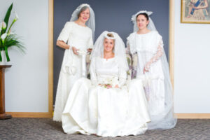 Bridal waltz down the aisle of  time