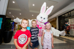Easter bunny hops by Mildura Central