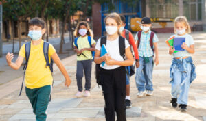 Time for grades 3 to 6 kids to drop the masks