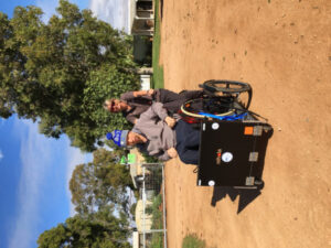 Wheelchair bike for Benetook Farm visitors