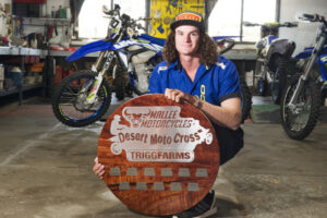 Defending home dirt at Trigg Farms Enduro Motocross