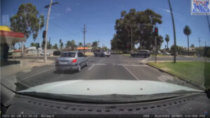 Driver error caught on dash cam