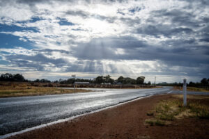 Rain at last, but only just
