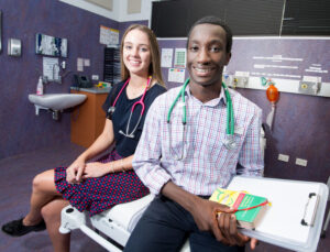 Monash Rural Health Mildura students happy at home