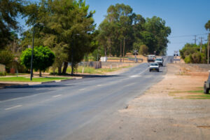 Karadoc Avenue roadworks smooth surface