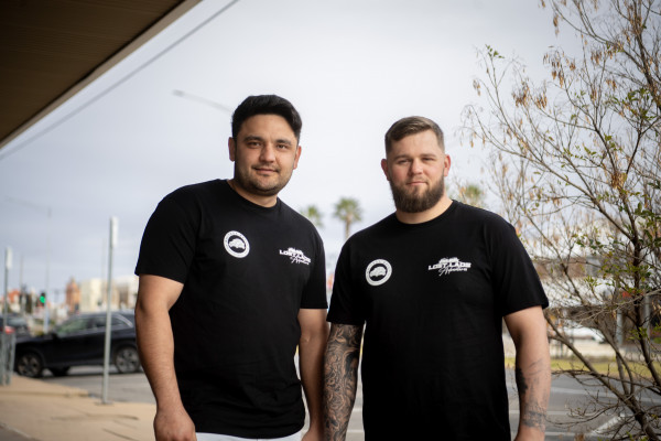 Lost lads searching for cancer funds