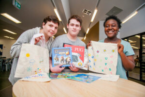 Students share joy of books