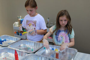 Dye-hard fun brightens kids’ day