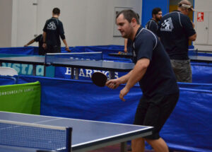 Thrilling round shapes table tennis finals