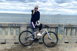 Kim’s ride against domestic violence