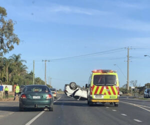 Mum, daughter hurt in crash