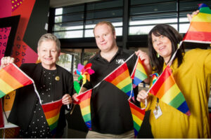 Pride flag always flies at La Trobe University Mildura campus