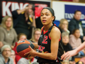 Alyesha Lovett feeling safe a long way from home