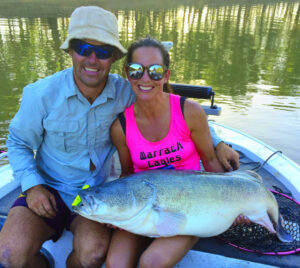 Anglin’ in a big Murray cod