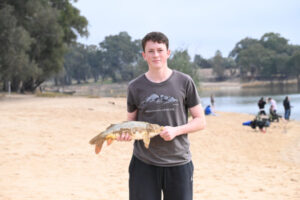 Casting out to catch invasive carp
