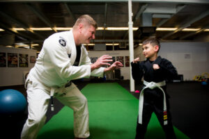 Father and son coming to grips with success