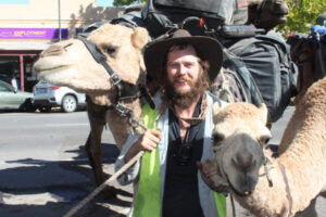 Camel train hits the road again in Wentworth