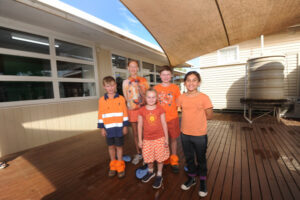 Werrimull kids sport orange for National Day of Action against Bullying and Violence