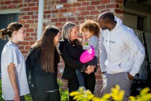 At home with Calvin and Demalza Henry