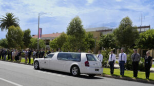 Final salute for beloved officer